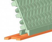 県型ブロック基礎+基礎板　使用例