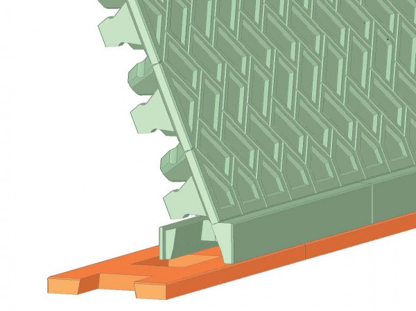県型ブロック基礎+基礎板　使用例１