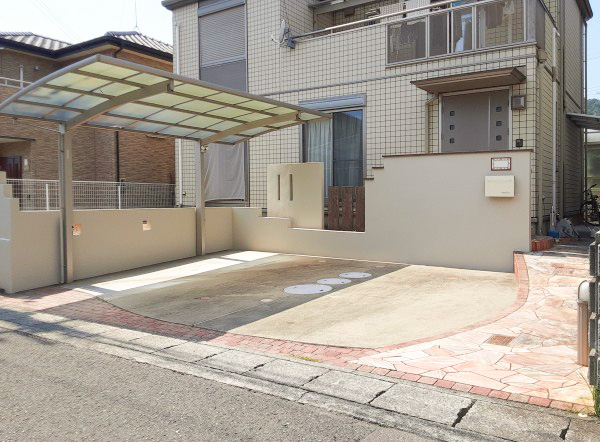 外構工事の施工事例写真